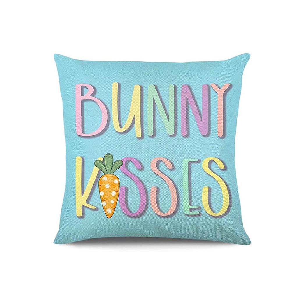Easter Watercolor Cross Pillow Cover Cozy Aesthetic Pillowcase for Bedside Couch Living Room Home Decoration