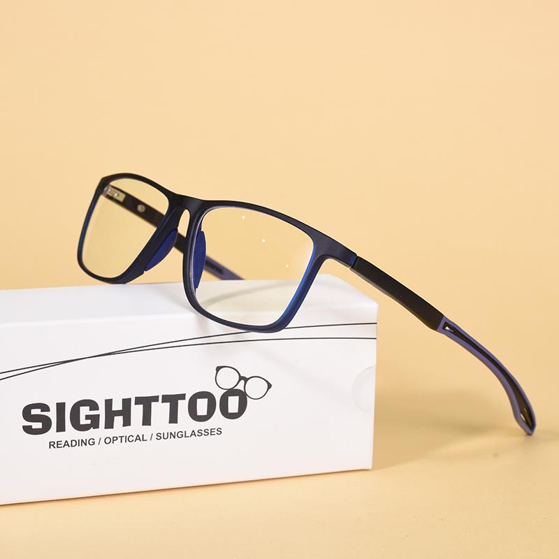 Sports Glasses Frame TR90 Anti-blue Light Reading Glasses For Men High Quality Long Legs Reading Eyewear+100+200+300
