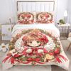 3pcs Cardcaptor Sakura Bedding Set - 1 Soft Quilt Cover + 2 Pillowcases, Machine Washable - Suitable for All Seasons, Perfect Gift for Famil