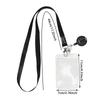 PVC Kunststoff Polyester Wasserdicht Ausweishalter Einziehbarer Jojo Lanyard Horizontal Vertikal Kartenkompatibel Büro Alltagszubehör