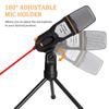 Professional Condenser Wired Microphone Mic For PC Karaoke Sound Room Gaming Audio Sing Machine System Live Streaming Kits Gamer