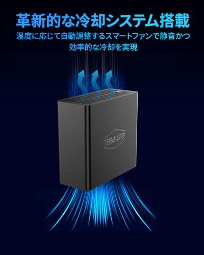 TERRAMASTER/F4 SSD/NAS Storage/4-Bay/All-SSD NAS Server/N95 Quad-Core CPU/8GB DDR5 RAM/5GbE Port/Compact High-Performance Network Storage/SSD Not Incl