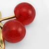 Stylish Cherry Bag Charm Versatile Keychain Pendant Eye Catching Cherry Keychain Charm Fashionable Bag or Key Accessory