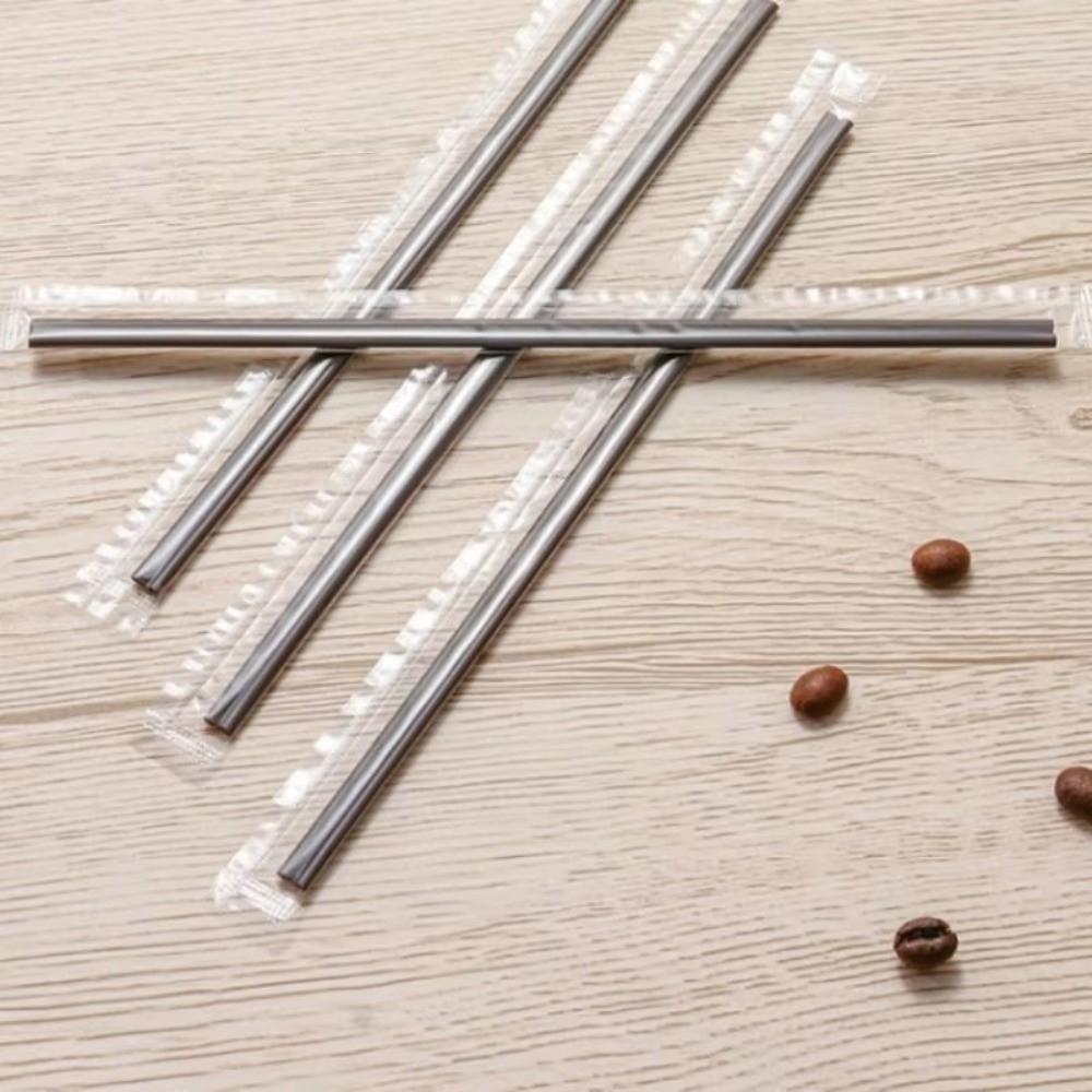 100/200/500 PCS Food Grade Coffee Straw Three Holes Design Double Hole Stir Stick  Party Supplies