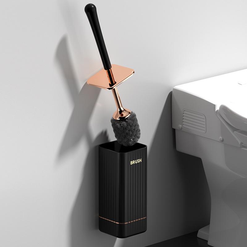 Multifunctional Soft-Bristle Toilet Brush with Long Handle & Base