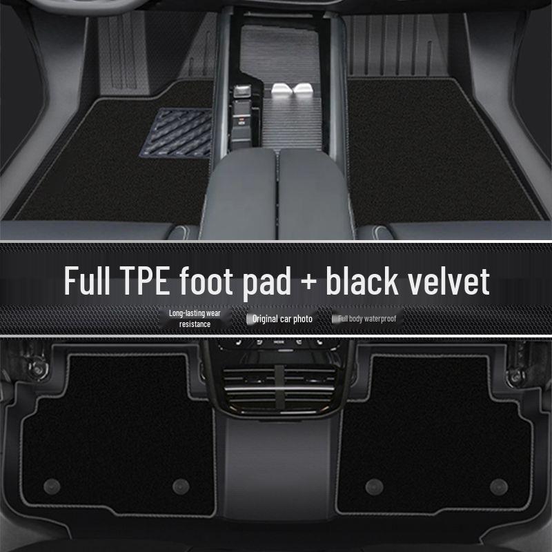 New 26-Model TPE Full Coverage Floor Mats for Lincoln MKC - Driver's Side Protection, Original Carpet Replacement.