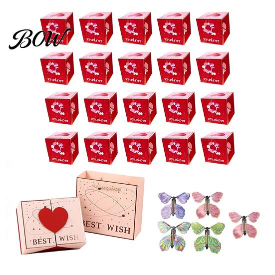 Photo Gift Box Explosion for Money Valentine's Day Pop-Up Cash Handmade Holder DIY Folding Bounce Birthday Anniversary