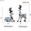 Chinese Style Blue and White Porcelain Animal Sculpture Decoration Ceramic Handicraft Ceramic Ornaments Home Decoration