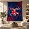 Decorative Tapestry,Boston Red Sox Printed Wall Art, Lightweight Wall Hanging For Bedroom Background