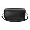 Gucci X adidas originals modelo conjunto clássico padrão trevo impresso couro horsebit bolsa transversal de ombro feminina preto e branco