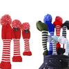 3pcs Protective Golf Club Headcover Soft Durability Universals Golf Club Cover for Drivers Soft Inner Lining
