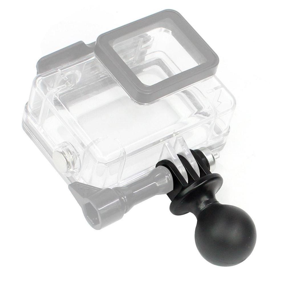 Motorcycle Action Camera Mount Adapter for GoPro/DJI - Spherical Connector Rod & Ball Head Base