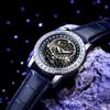 Rotating Gypsy Star Empty Disc Diamond Watch Men'S Fashion Sun Moon Star Waterproof Luminous Men'S Watch