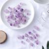 1/2PCS DIY Accessories Raw Gemstone Irregular Shape Purple Quartz Crystal Pendant Healing Stone Natural Amethyst