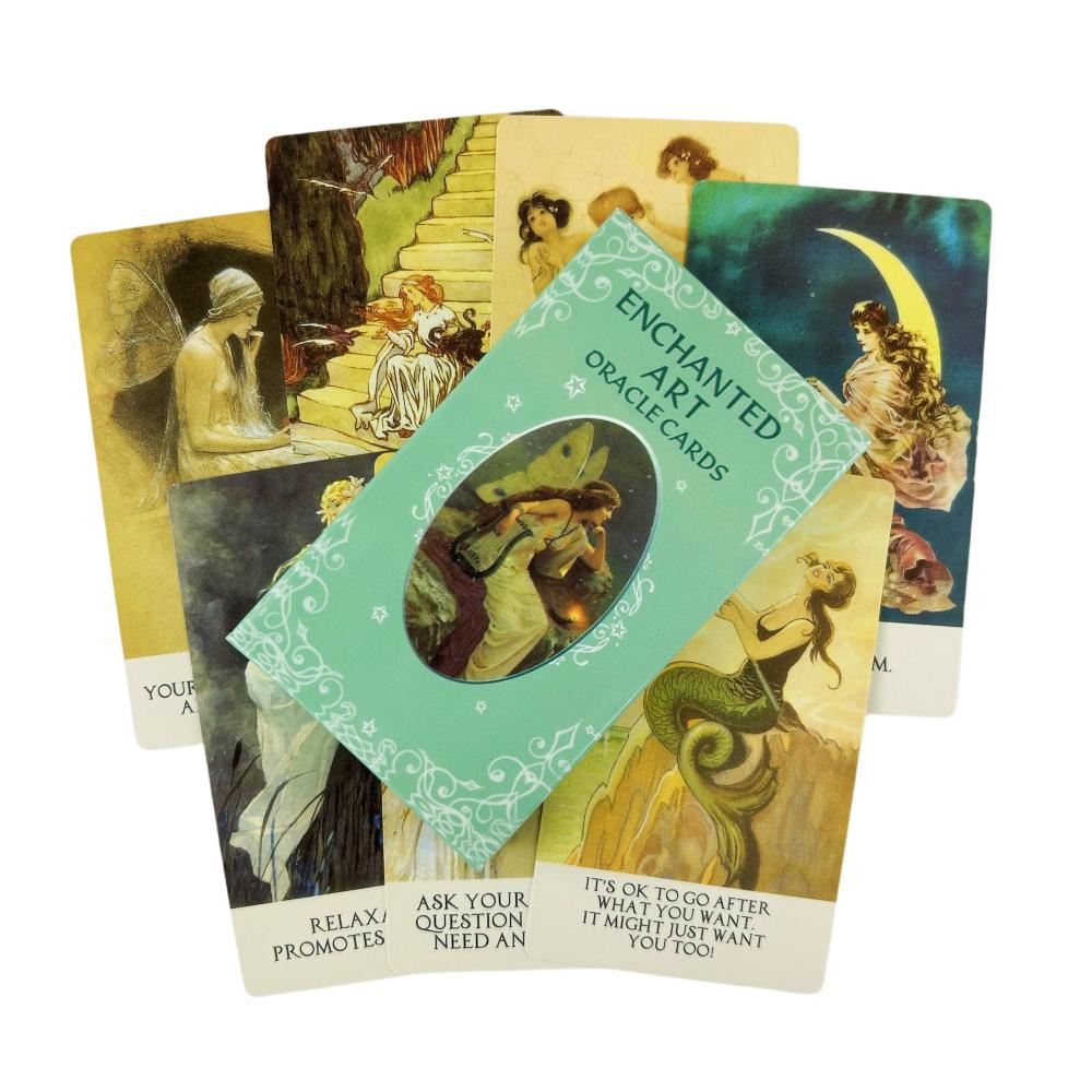 The Love Angels Oracle Cards Stone Divination Deck English Vision Edition Tarot Board Playing Game For Party