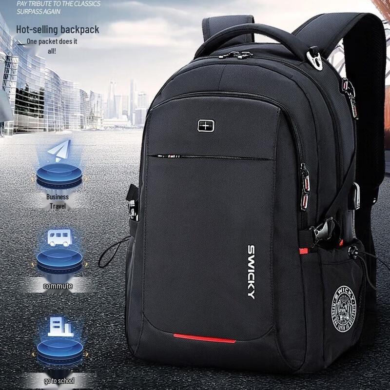 SWICKY Casual Business Travel Laptop Backpack