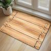 Vintage Farmhouse Wood Grain Floor Mat Anti-slip Durable Washable Floor Mat Patio Entryway Carpet Home Decoration