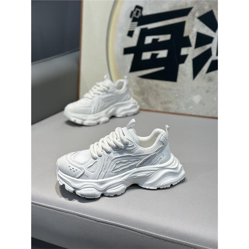 Summer New Low-top Mesh Breathable and Comfortable Casual Soft-soled Lace-up Dad Shoes Tt
