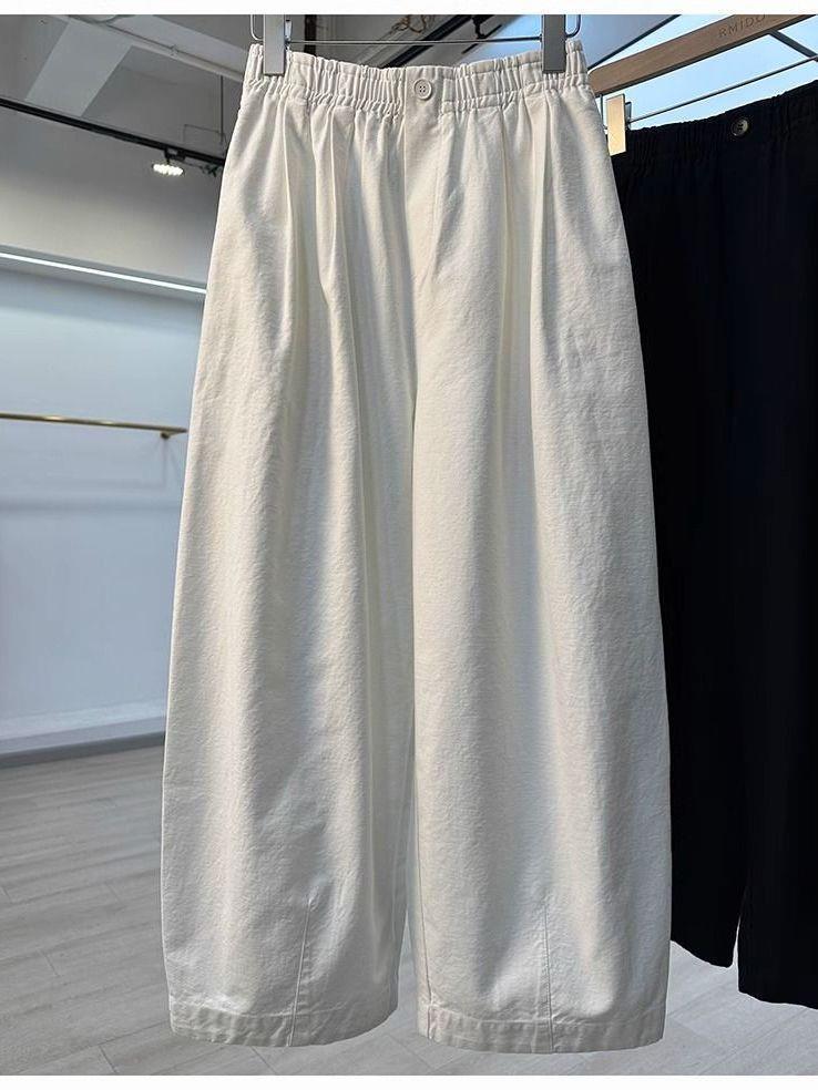 Unisex High-Waisted Wide-Leg Casual Plus Size Long Pants