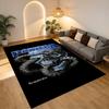 Pantera Skull Living Room Nonslip Area Rug Soft Carpet For Bedroom Game Playroom Sofa Office Home Decor Doormat Christmas Gift C926726