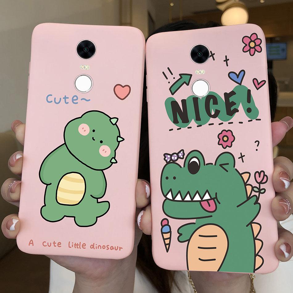 Cute Cartoon Case For Xiaomi Redmi 5 Plus Case Soft Painted Matte Silicone Back Cover For Redmi5 Plus Redmi 5+ Phone Cases Funda