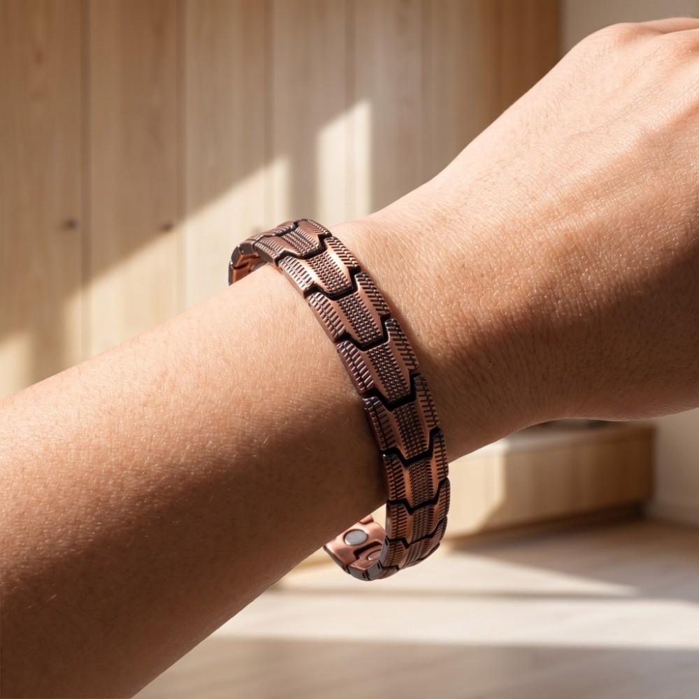 Retro Style Women Men Magnetic Bracelet Wheel-patterned Men Bangle Wristband  Festival Party