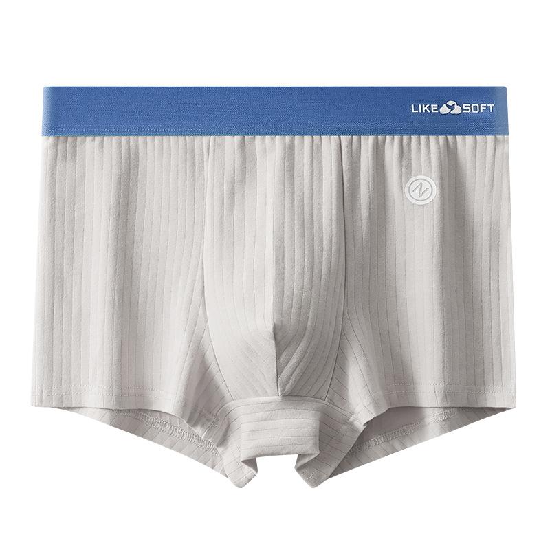 Calzoncillos tipo bóxer para hombre con cintura elástica y bragas transpirables