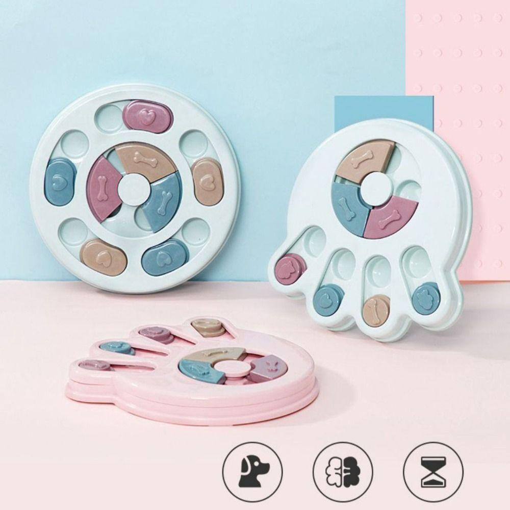 Safe Feeding Durable Dog Puzzle Toys Anti-Choking Fun Feeding Pet Slow Bowl Non-Slip Increase IQ Pet Interactive Feeder Pet Cat