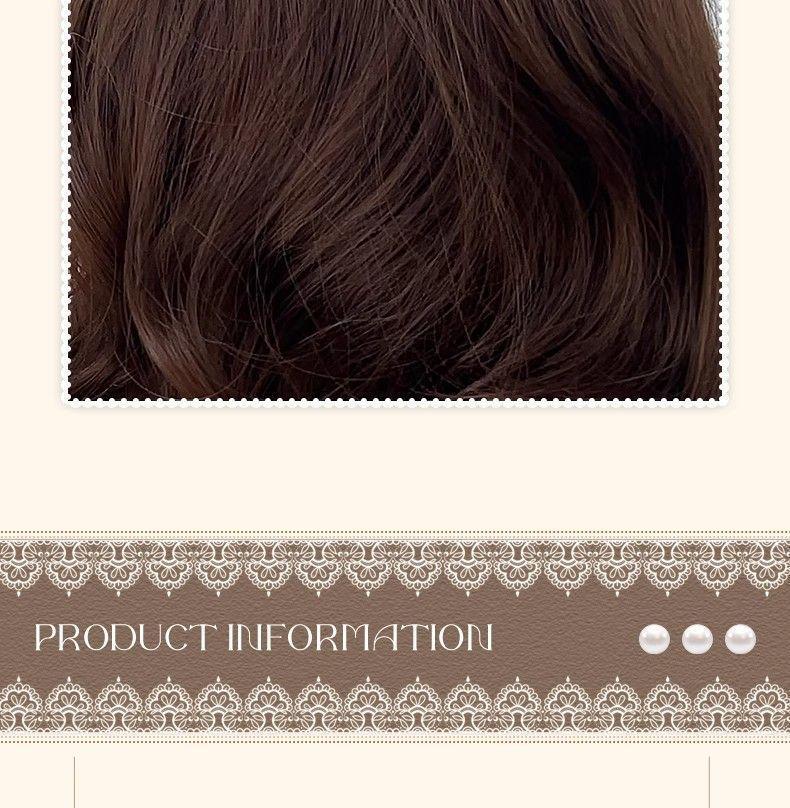 Ziqi Wig Women's Japanese Lolita Jellyfish Curls Double Ponytails Full Head Wig In Raw Chocolate Mousse.