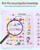 Bilingual Audio Encyclopedia: Interactive Rechargeable Sound Book for Early Childhood Education