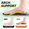 Pair of Cuttable Heavy Duty Support Insoles - Men's and Women's High Arch Insoles, Work Boot Insoles, Absorbing Every Step's Shock