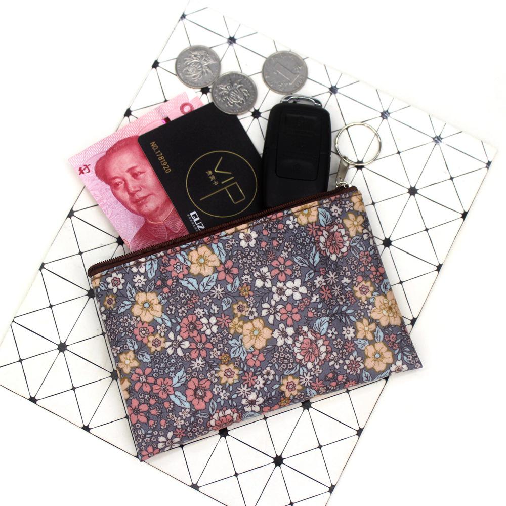 Poșetă retro din bumbac cu desene animate - Geantă pătrată mică și drăguță pentru fete