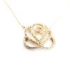 Les Trésors De Lily [J4081] - Collier Plaqué Or 'Rosa Romantica' blanc