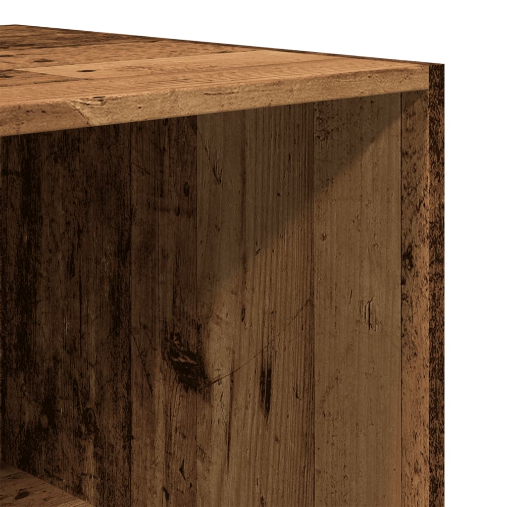 Wardrobe with Vintage Wood Look 50 X 50 X 200 Cm Engineered Wood
