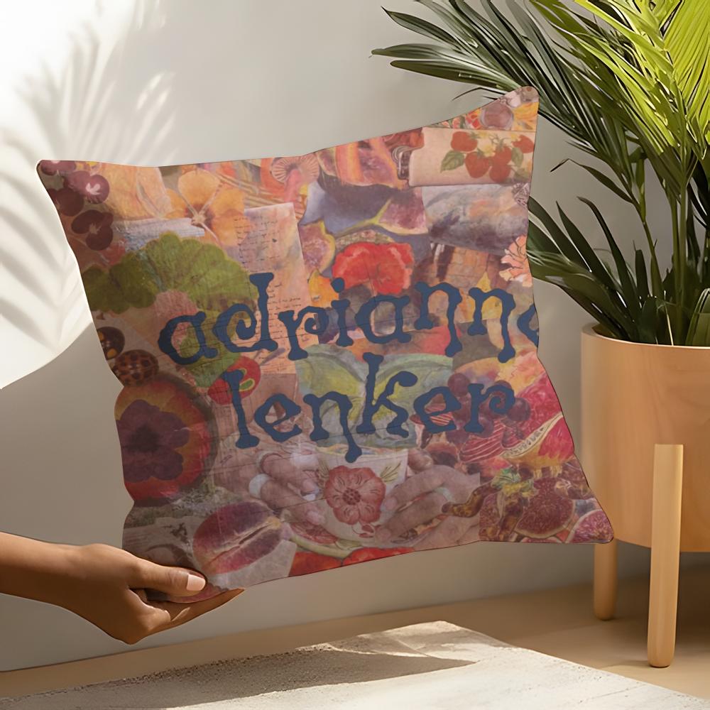 Adrianne Lenker - Songs Album Art Pillow Case Linen Cushion Covers For Decorative Sofa Home Pillows Case Car Chair Pillows Cases
