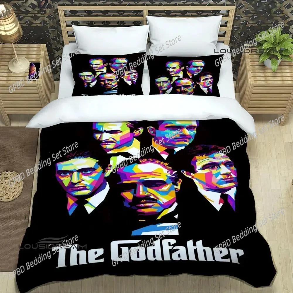 Comforter The Godfather Bedding Set 3D Printed Suitable For Bedroom Kids Home Textile