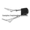Stainless Steel & Faux Leather Motorcycle Backrest MT141 with Electroplated Bracket