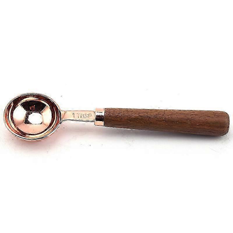 Coffee Scoop Wood Handle for Ground Coffee 1 tbsp ,6.7in