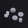 20 Pcs Motor Gears for Model Car Replacement Motor Gear for SCX24 90081 Car Toy Kit RC Crawler Car Replacement