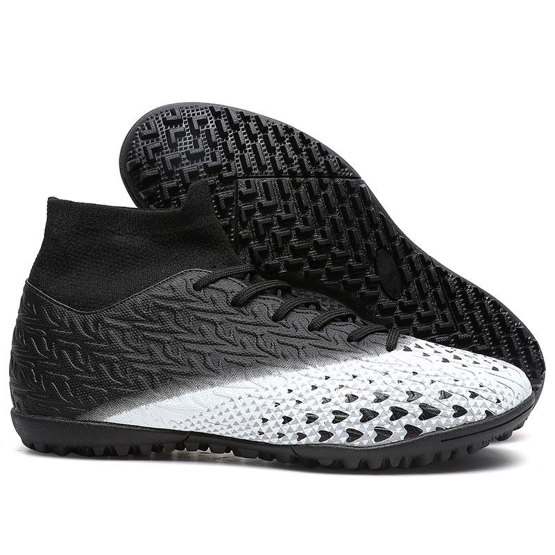 

Футбольные бутсы, мужские/женские футбольные бутсы, короткие носки с высокими гвоздями, порт для искусственного газона, детские футбольные бутсы 47 чёрный