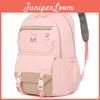 Oxford Fashion Versatile School Backpack Breathable Shoulder Straps Laptop 16in