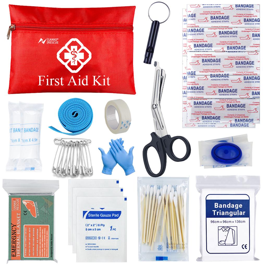 Survival First Aid Kit Survival Full Set Molle Outdoor Gear Emergency Kits Trauma Bag Camping Hiking IFAK Adventures EDC
