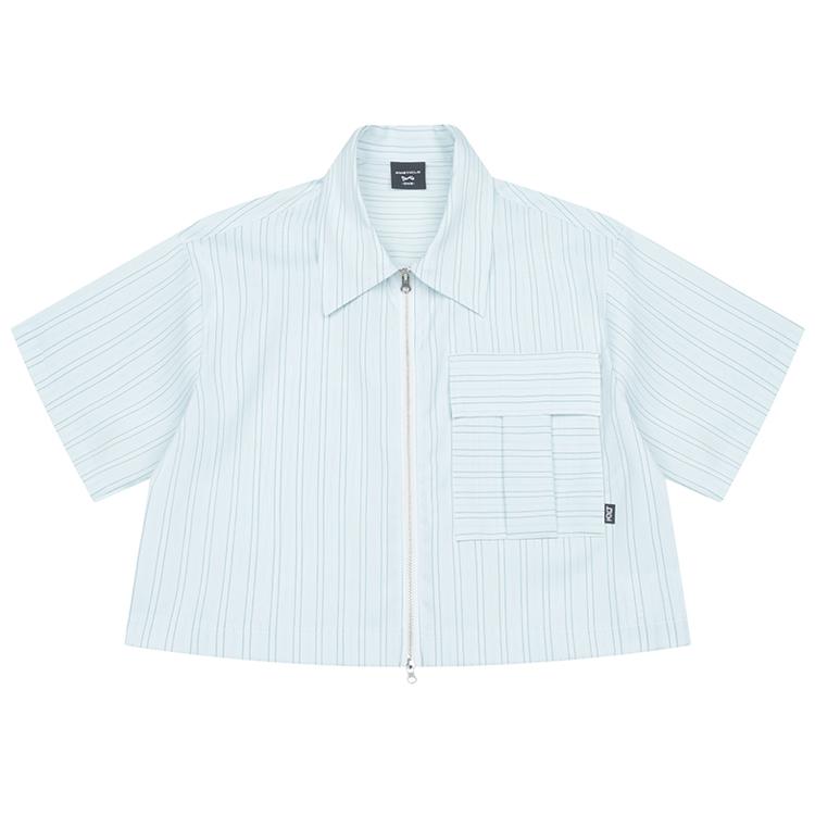 Kinetikeullo Two-Way Crop Shirt (Mint)