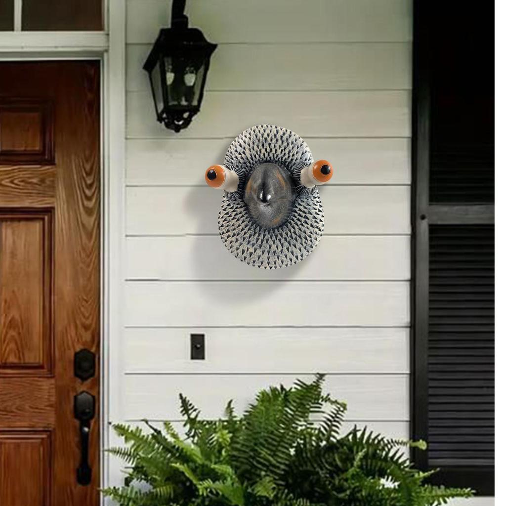 Bird Wall Decor Animal Head Wall Mount Art Decor Aesthetic Statue Rustic Home Decor For Garden Farmhouse Holiday Family Women