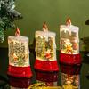 Christmas DecorationsGlowing Candles Table Ornaments Water-filled Interior Scenes Holiday Props Christmas