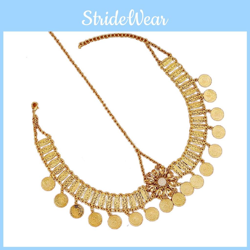 Style Arabian Rhinestone Flower Women Headwear For Brides And Special Occasions