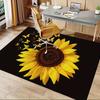 Office Carpet Sunflower Butterflies Design, Sofa Rug for Living Room, Chair Mat Under Protec