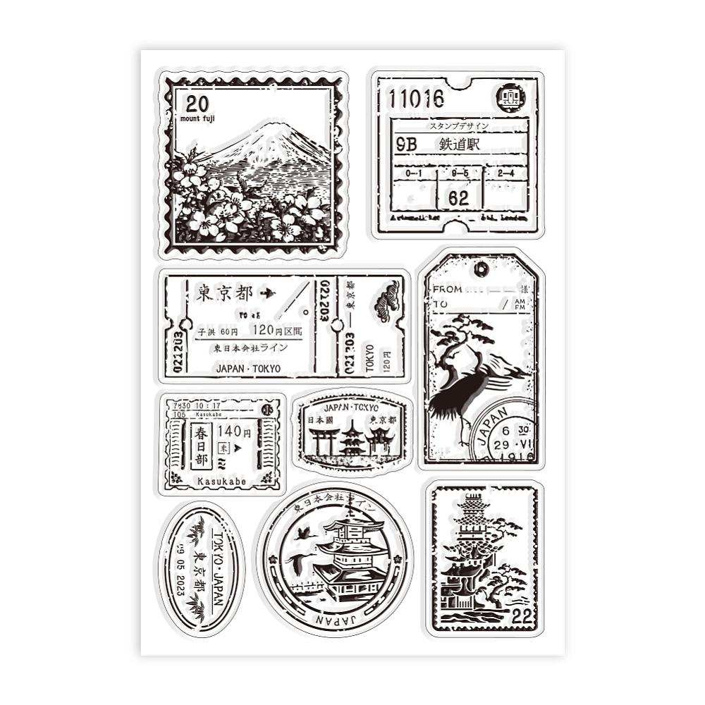 Custom PVC Plastic Clear Stamps for DIY Scrapbooking Photo Album Decorative Cards Making Others 160x110x3mm