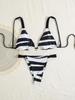 Sexy Zweiteiliger Bikini-Badeanzug mit Dreiecks-Cup-Print, Elegant und Bequem für den Sommerurlaub