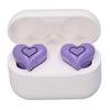 Heart Shaped Wireless Earbuds Cute Stylish HIFI Stereo Sound Built In Mic Bluetooth 5.3 Wireless